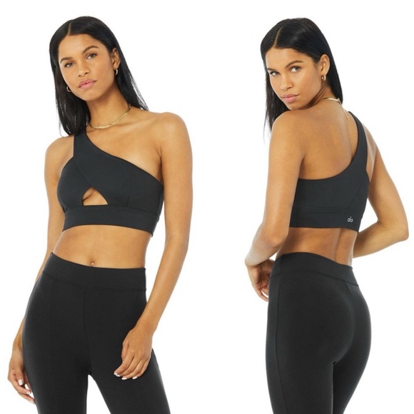 ALO Yoga Other - ALO YOGA Diagonal Flex Bra Black SZ M